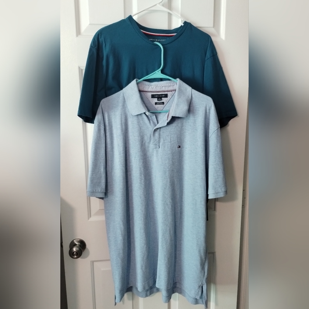 Men's Tommy Hilfiger Polo And Tee Shirt Bundle